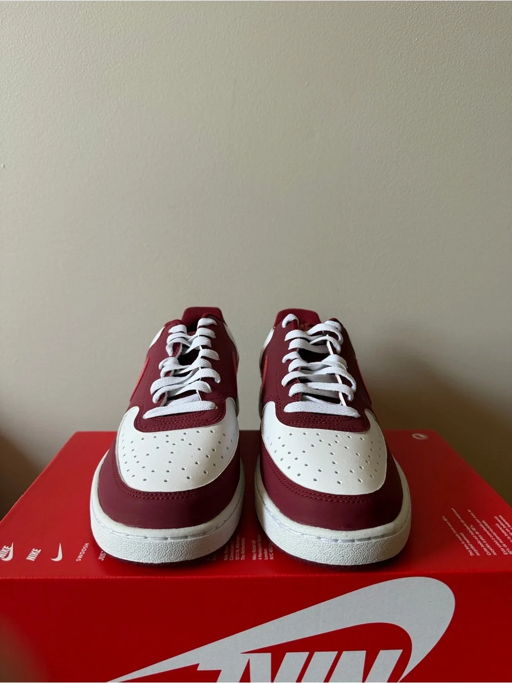Nike Court Vision Low Team Red IM1652-601 Women’s Size 10